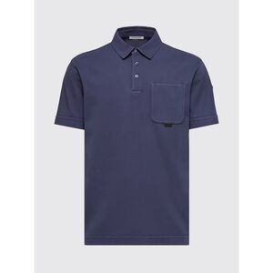 Moncler Polo Shirt Men Blue